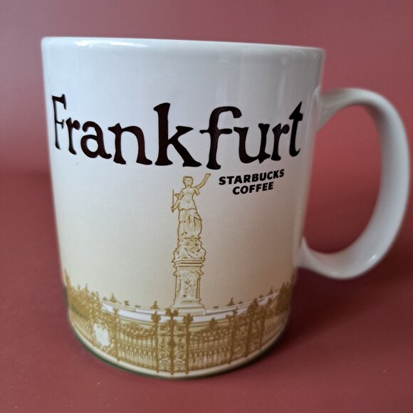 Rare Starbucks Coffee Mug Cup Global Icon  Series, Frankfurt, 16 oz - Picture 7 of 9